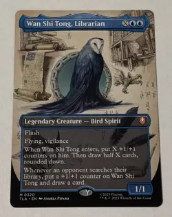 MTG Wan Shi Tong, Librarian Borderless Avatar: The Last Airbender LP - Image 1