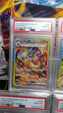 Pokemon tcg PSA 10 Eeveelutions part SEQUENTIAL X9 Terastal Festival ex SAR - Image 3