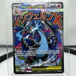 POKEMON TCG MEGA CHARIZARD X EX 023 BLACK STAR PROMO NM CLEAN!! - Image 1