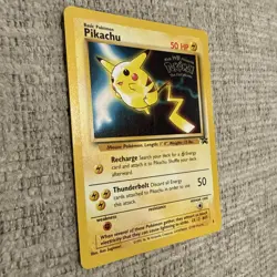 (SW) Pokemon TCG Pikachu #25 Black Star Promo - 1999 - WB The First Movie LP - Image 1