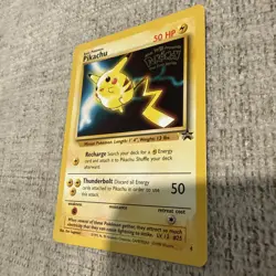 (SW) Pokemon TCG Pikachu #25 Black Star Promo - 1999 - WB The First Movie LP - Image 2