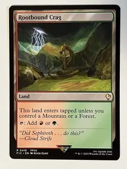 Rootbound Crag Commander: Final Fantasy Non-Foil Regular MTG - Image 1