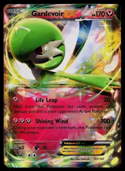 Pokemon Card - Gardevoir EX Primal Clash 105/160 Holo Rare EX 2015 - Image 1