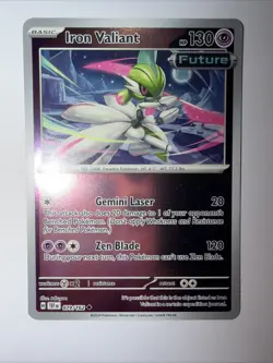 Iron Valiant 79/162 Pokemon TCG S&V Miscellaneous Promo Cosmos Holo NM - Image 2