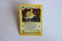 Dark Raichu Holo 83/82 Team Rocket Secret Rare Pokemon Card WOTC - Image 3