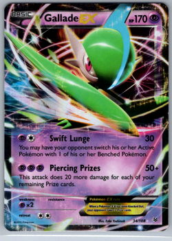 Pokemon Gallade EX Ultra Rare XY Roaring Skies 34/108 - Image 1