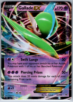 Pokemon Gallade EX Ultra Rare XY Roaring Skies 34/108 - Image 3