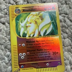 Pokemon Ninetales TCG Holo Card 21/165 Expedition Base Set LP - Image 1