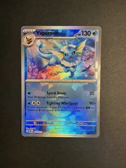 Vaporeon SV: Prismatic Evolutions 022/131 Pokemon Card Holo - Image 1