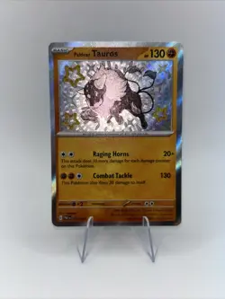 Paldean Tauros Shiny Rare Pokemon TCG Paldean Fates 172/091 - Image 1
