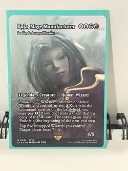 Kuja, Mage Manufacturer Inalla, Archmage Showcase Final Fantasy MTG Card - Image 1