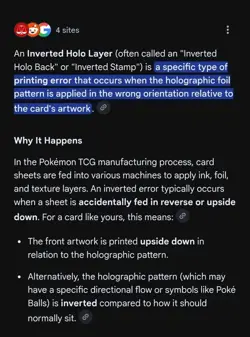 CGC 10 Sitrus Berry Inverted Reverse Holo Error #91 (2005) Unseen Forces Pokemon - Image 3