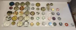Huge Pokemon Coin Lot Jumbo Holo VSTAR GX Tokens Pikachu Charizard Eevee + More - Image 2