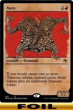 1x - Xorn - FOIL SHOWCASE #322 - Forgotten Realms - NM MTG - Image 1