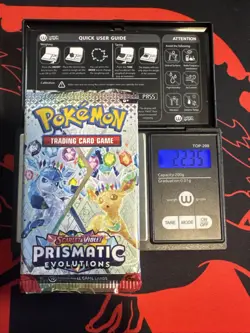 22.35g Heavy - Pokemon TCG S&V - Prismatic Evolution Booster Pack! Semi GOD U - Image 1