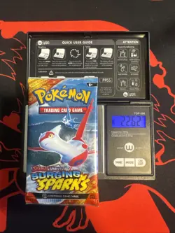 22.62g HEAVY - Pokemon TCG S&V - Surging Sparks - Booster Pack! Possible GOD - Image 1