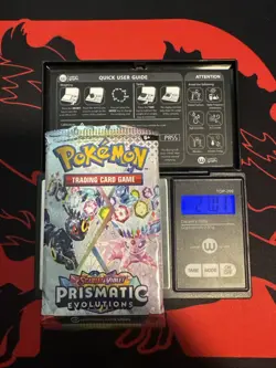 21.01g Light - Pokemon TCG S&V - Prismatic Evolution Booster Pack! Semi GOD U - Image 1