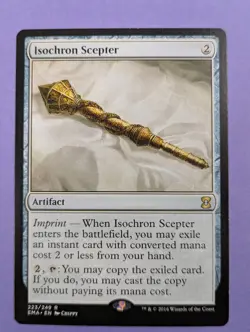 MTG Magic: Eternal Masters: Isochron Scepter #223/249 Rare - NM - Image 1