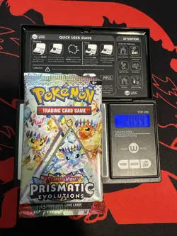 20.99g Light - Pokemon TCG S&V - Prismatic Evolution Booster Pack! Semi GOD U - Image 1