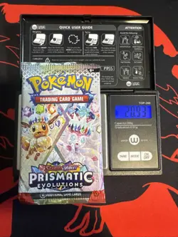 20.93g Light - Pokemon TCG S&V - Prismatic Evolution Booster Pack! Semi GOD U - Image 1