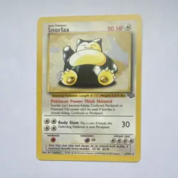 1999 POKEMON JUNGLE UNLIMITED #27 SNORLAX 90HP RARE REGULAR WIZARDS COPYRIGHT - Image 1