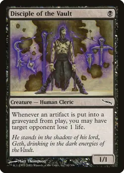 Disciple of the Vault - MtG Mirrodin- NM - Image 1