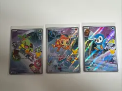 Pokemon First Partner Sinnoh Set: Turtwig Chimchar Piplup - NM - Image 1