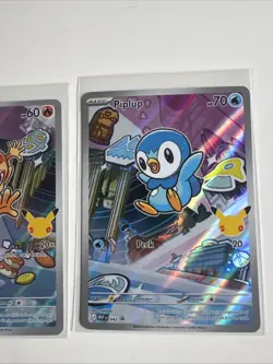 Pokemon First Partner Sinnoh Set: Turtwig Chimchar Piplup - NM - Image 4