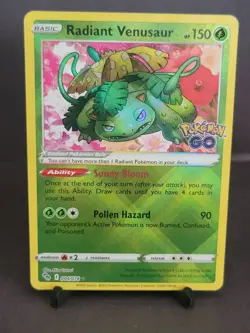 Pokemon TCG: Pokemon Go - Radiant Venusaur 004/078 Holo Radiant Rare - Image 1