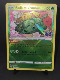 Pokemon TCG: Pokemon Go - Radiant Venusaur 004/078 Holo Radiant Rare - Image 3