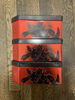 Pokemon TCG ~ 3x Empty Team Rocket Tins ~ Mewtwo, Nidoking, & Persian (No Packs) - Image 5