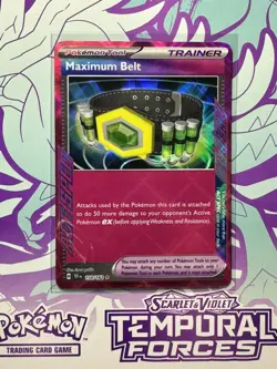 Pokemon Temporal Forces Maximum Belt 154 ACE SPEC NM - Image 1