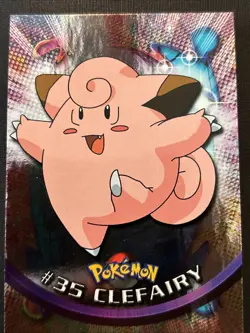 Pokemon Clefairy Topps Series 1 Foil - Image 1