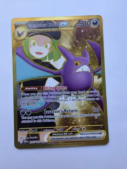 Pokemon TCG Team Rocket's Crobat EX 242/182 Destined Rivals - Image 1