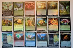 MTG - FF - FINAL FANTASY - NM - FOIL - CHOCOBO SET (21 cards) - Image 1