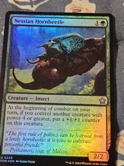 Nessian Hornbeetle FOIL (229/789) Foundations MTG Magic the Gathering - Image 2