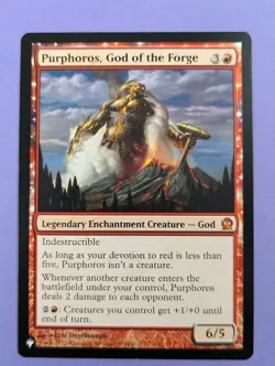 MTG Magic: The List: Purphoros, God of the Forge Reprint #135/249 Mythic - NM - Image 1