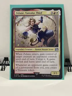 Zidane, Tantalus Thief #251 (NM) Final Fantasy FIN Magic MTG - Image 1