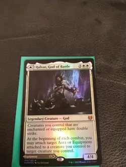 MTG Halvar, God of Battle - Kaldheim - NM - mythic foil - Image 1