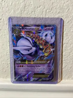 Pokemon XY 2015 Breakthrough M Mewtwo-EX Card 63/162 - Image 1