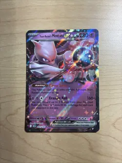 Pokemon TCG Team Rocket's Mewtwo ex 081/182 Double Rare - Sv10: Destined Rivals - Image 1