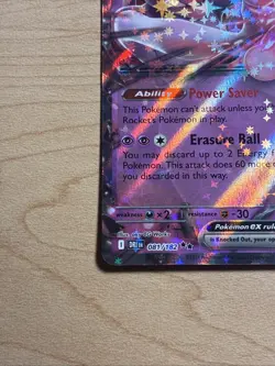 Pokemon TCG Team Rocket's Mewtwo ex 081/182 Double Rare - Sv10: Destined Rivals - Image 5