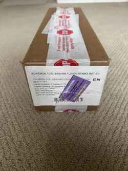 2021 Pokemon Fusion Strike Booster Box Sealed Case x6 Boxes - Sword And Shield - Image 1