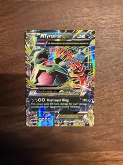 Pokemon 2015 XY Ancient Origins Mega Tyranitar EX #43/98 Good Condition! - Image 1