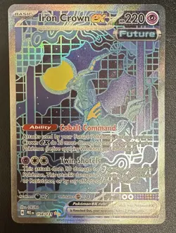 Iron Crown Ex 158/131 Prismatic Evolutions SIR NM Pokemon TCG - Image 2