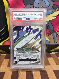 One Piece OP14 Eb04 Ground Death 096 Alt Art PSA 10 - Image 1