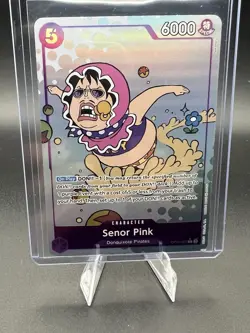 One Piece TCG Senor Pink OP10-067 Rare Alternative Art Royal Blood English NM - Image 2