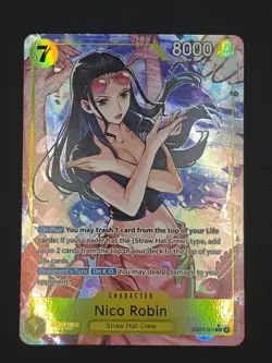One Piece Nico Robin Alt Art Heroines Edition EB03-055 SR - Image 1