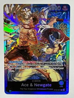 Ace & Newgate ST22-001 One Piece TCG Starter Deck 22 MINT Foil Leader - Image 1