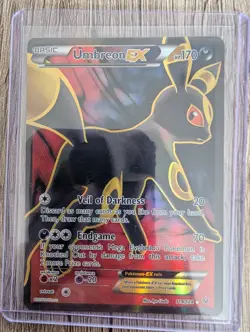 Umbreon EX 119/124 Holo Full Art Ultra Rare XY Fates Collide Card - Image 1